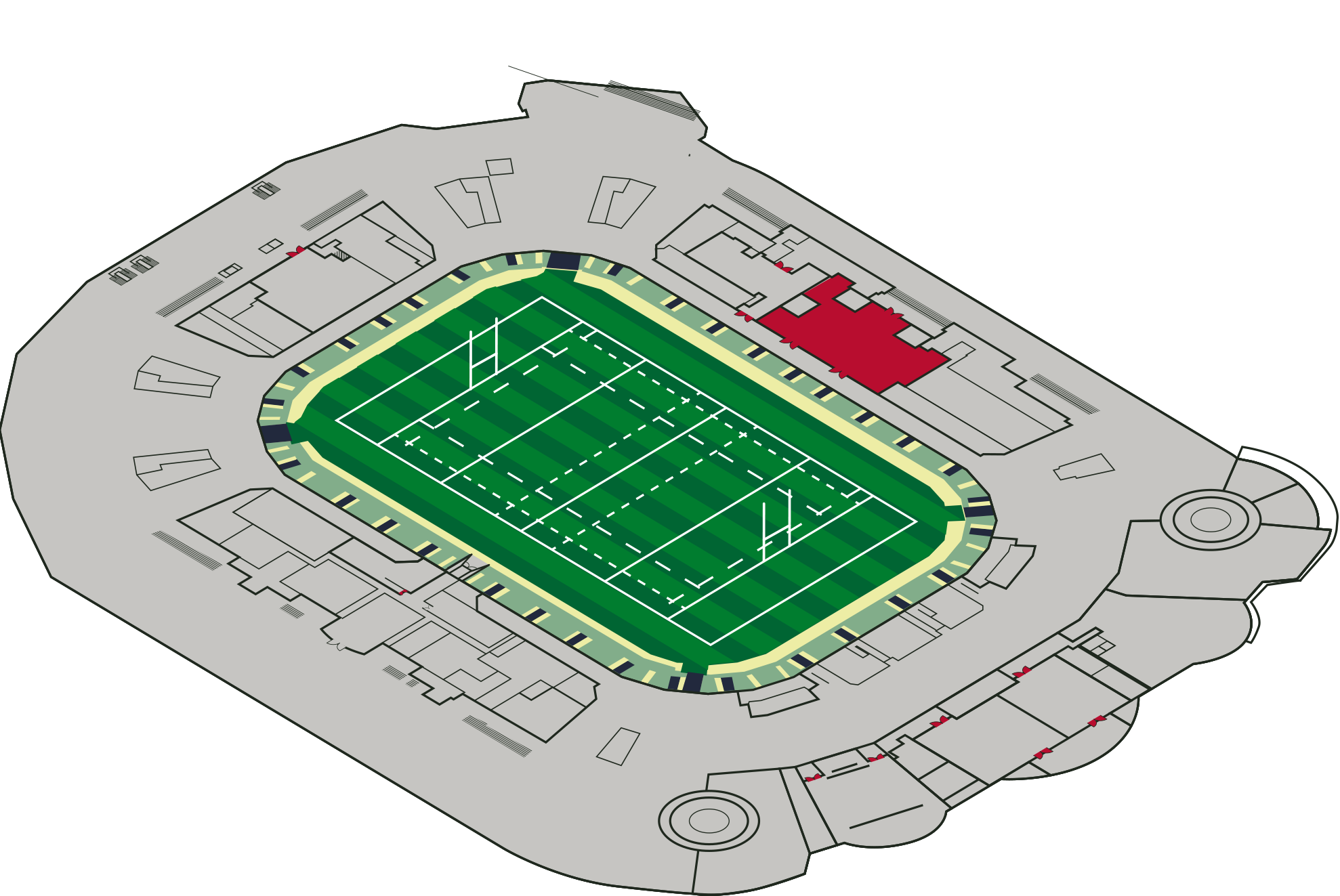The Gate L1 stadium location