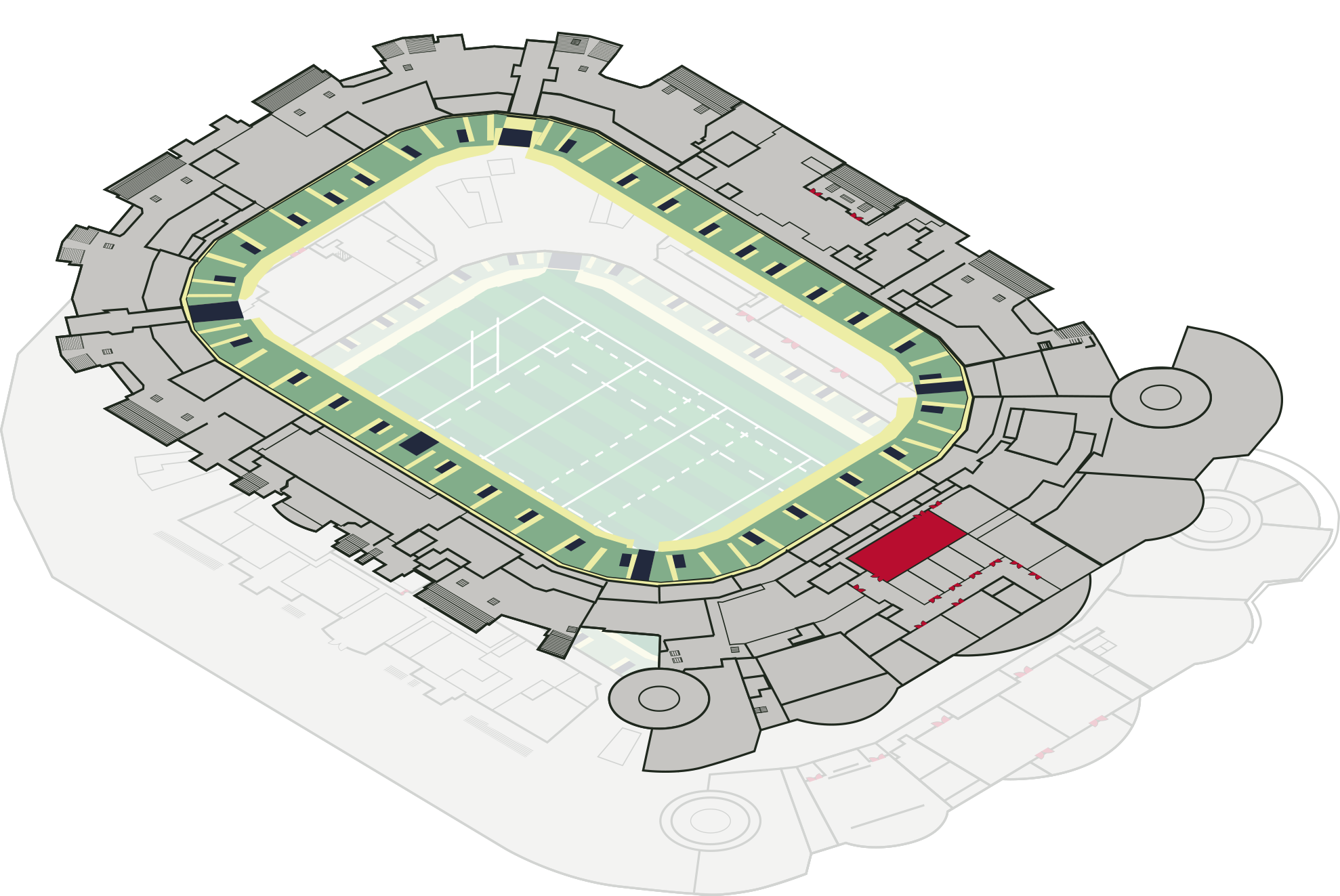 Churchill Suite stadium location