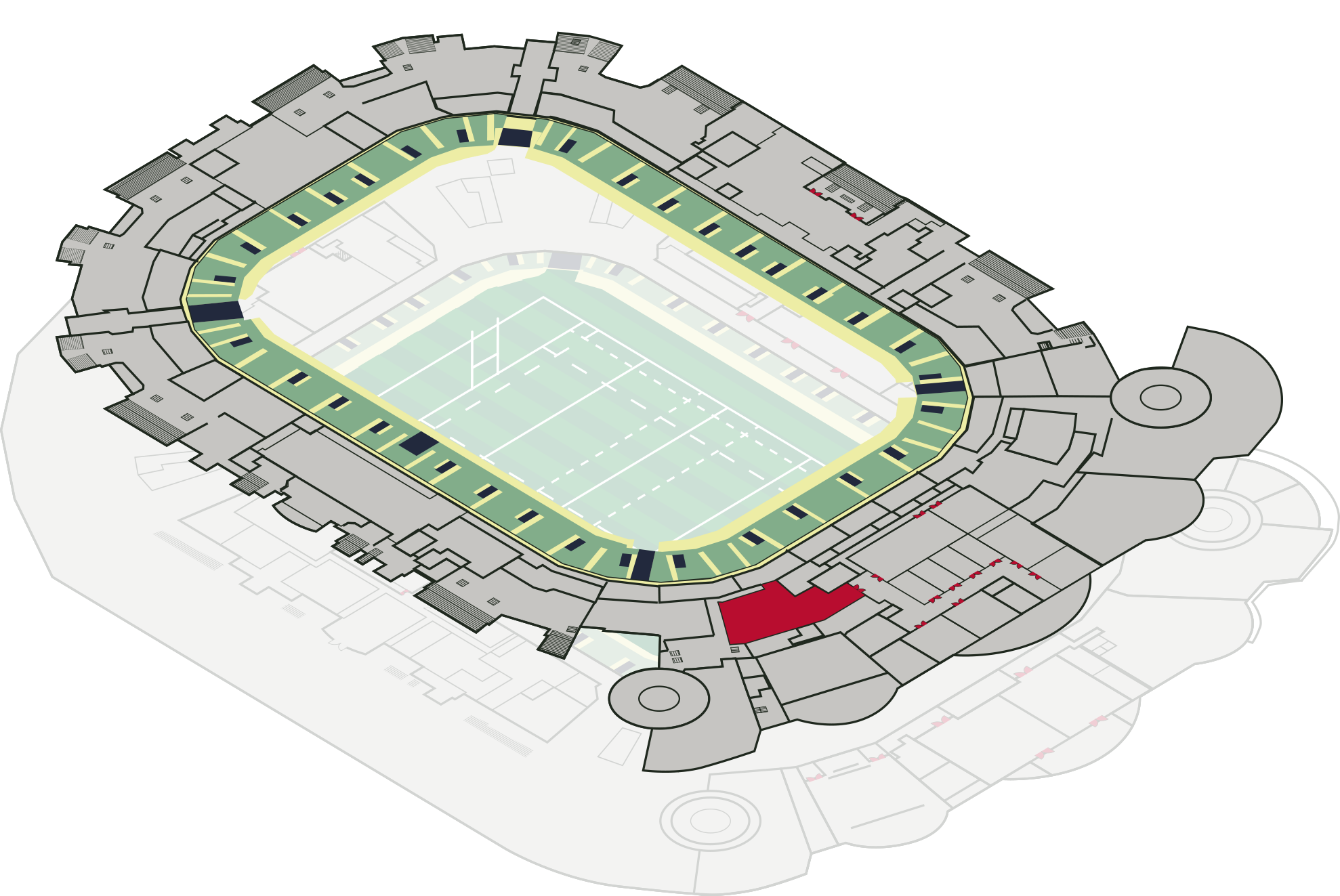 Nightingale Suite stadium location