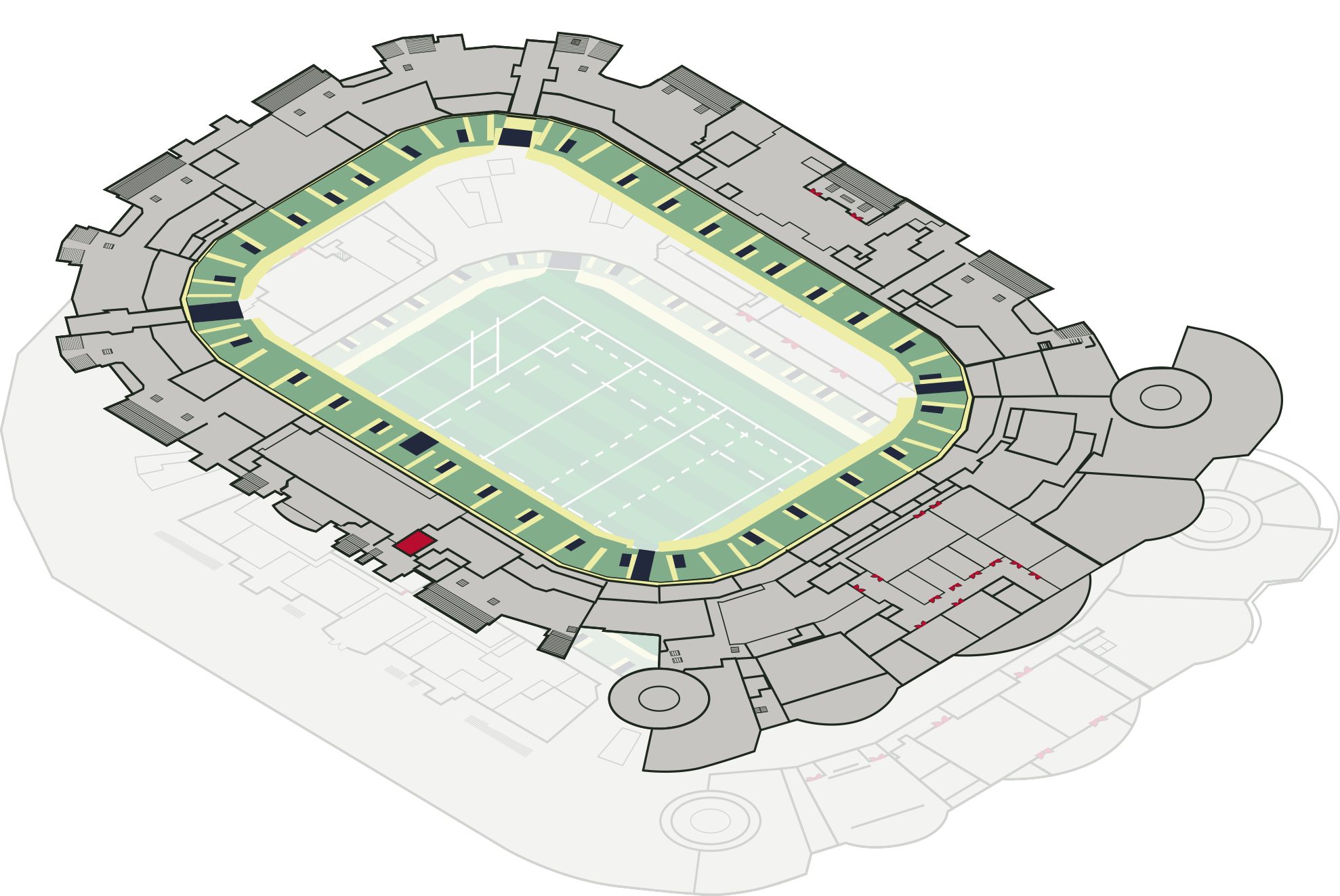 Twickenham Cellar stadium location
