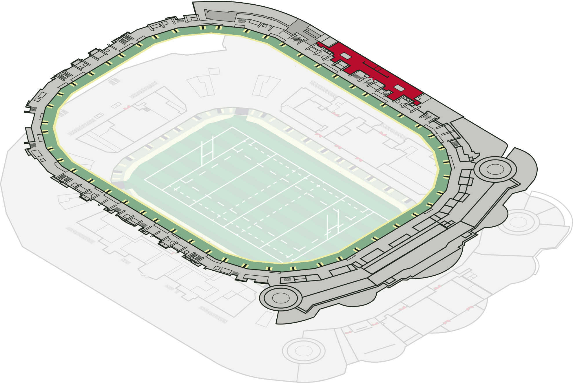 British Airways Rose Garden stadium location
